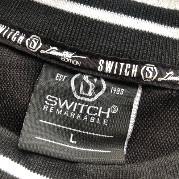 Switch Remarkable Limited Edition King Lion Print Black Cool Shirt Men’s Size L - Picture 3 of 13